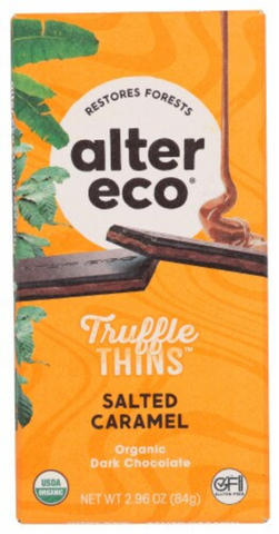 Alter Eco Truffle Thins - Salted Caramel